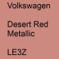 Preview: Volkswagen, Desert Red Metallic, LE3Z.